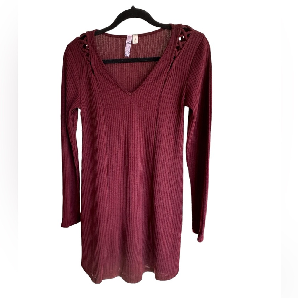 Anthropologie’s Alya Ribbed Knit Dress - Size Small